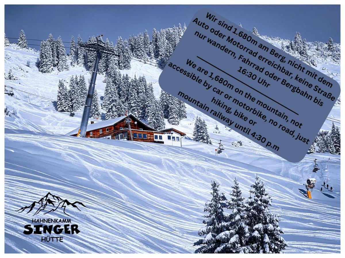 فندق Berggasthof Singerhutte In Hofen, Reutte المظهر الخارجي الصورة
